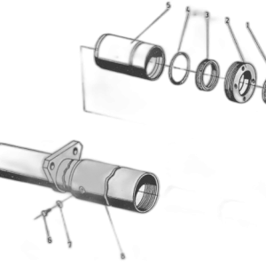 PLUNGER CYLINDER SPECIAL CPS2 (80x1650) 2896 00.00-01
